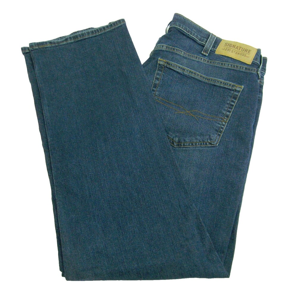 LEVI'S Men's (Size 38x32) Blue Jeans Cotton Denim Pants 5 Pockets Zipper Fly